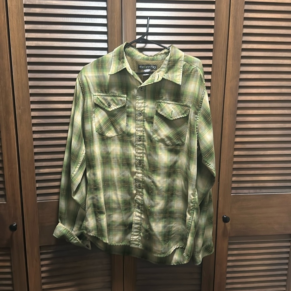 Exofficio button up kicking/fishing shirt